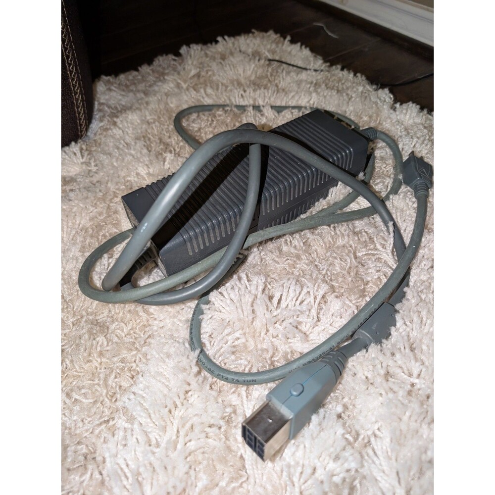 Old Skool AC Adapter (Power Brick & Cord ) for XBOX 360 (Fat) *Tested*